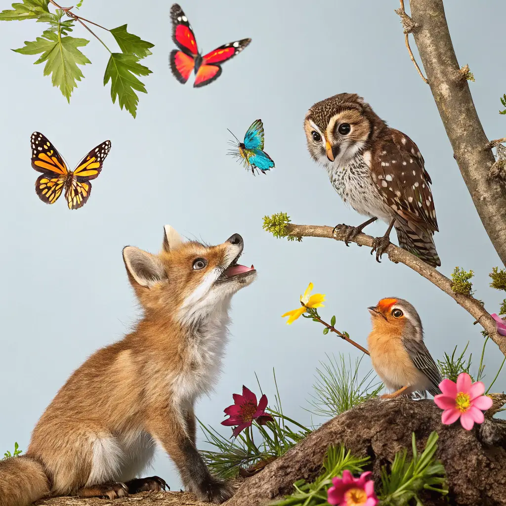 Cuento de animales parlantes